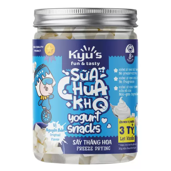 Sữa Chua Khô Kyus Vị Nguyên Bản 35G Sữa Chua Khô Kyus Vị Nguyên Bản 35G